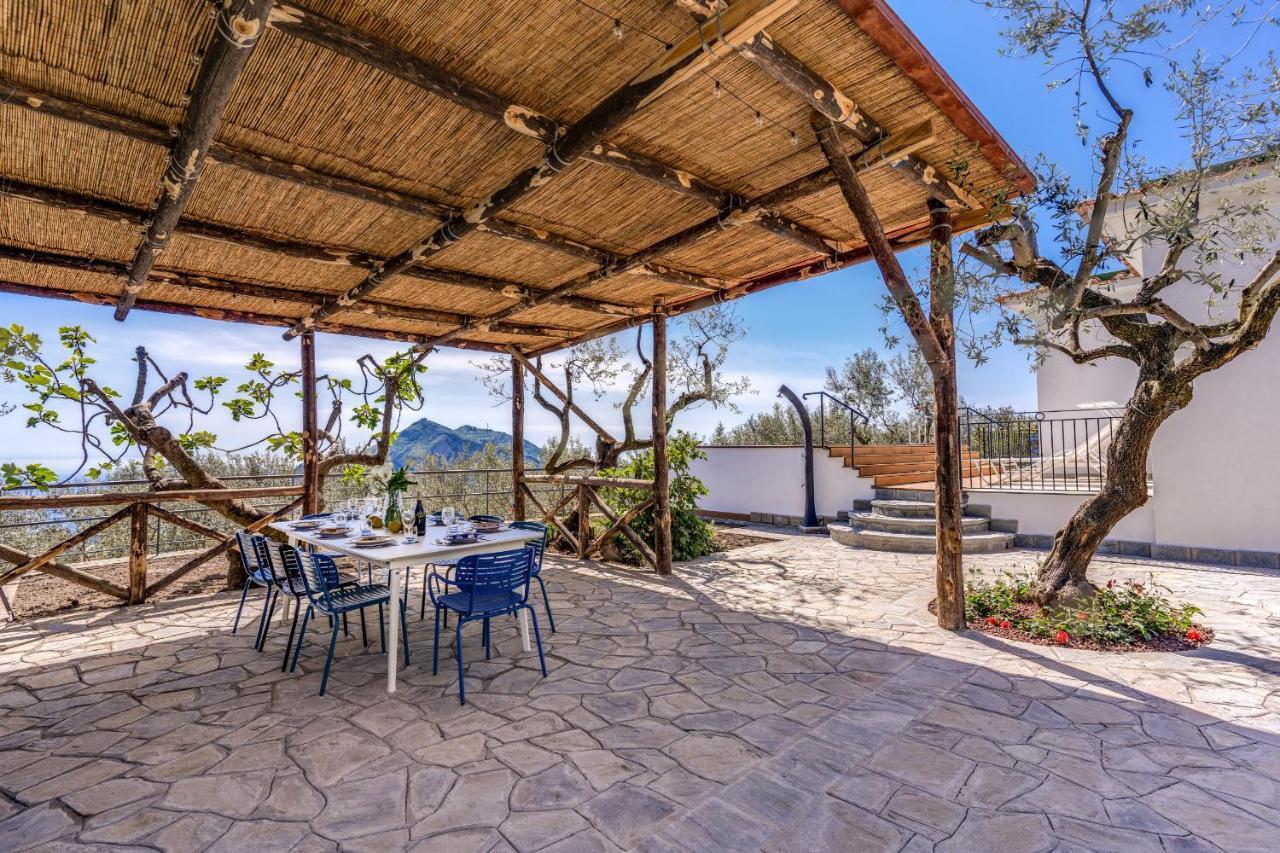 Villa Rusinella Minimalist Retreat With Sea Views Massa Lubrense Ngoại thất bức ảnh