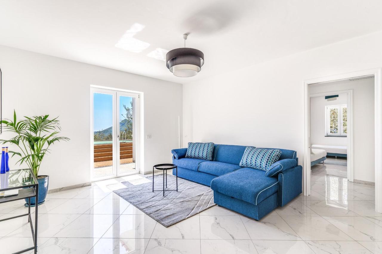Villa Rusinella Minimalist Retreat With Sea Views Massa Lubrense Ngoại thất bức ảnh
