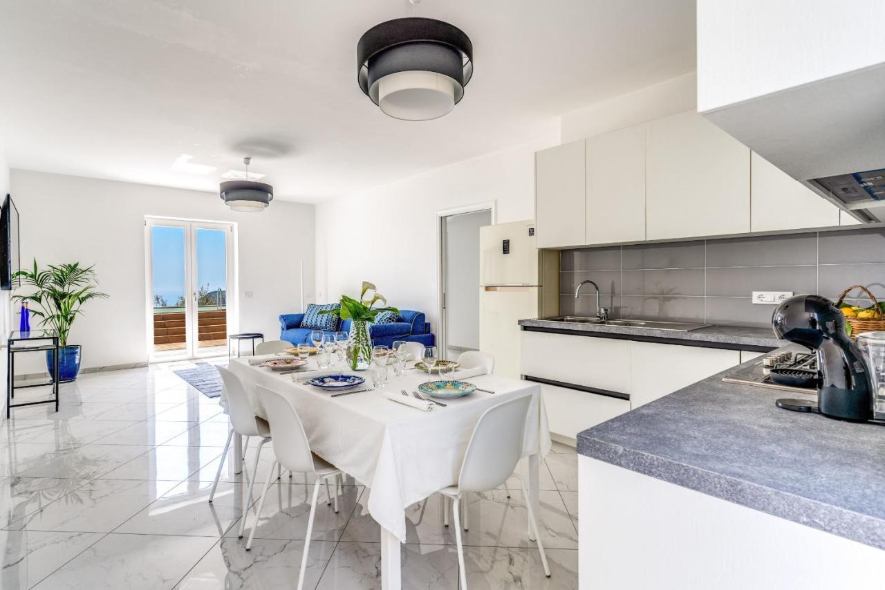 Villa Rusinella Minimalist Retreat With Sea Views Massa Lubrense Ngoại thất bức ảnh