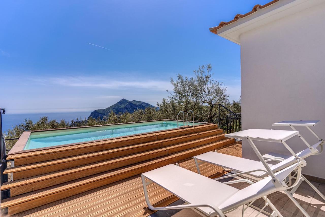 Villa Rusinella Minimalist Retreat With Sea Views Massa Lubrense Ngoại thất bức ảnh